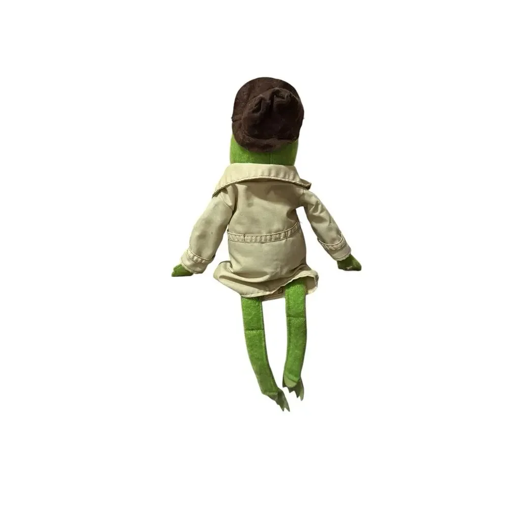 Vintage 1981 Fisher Price Kermit the Frog Dress Up Reporter Stuffed Doll Muppets